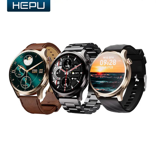 La Montre Connectée G31 avec 3 Bracelets Offerts (Cuir/Silicone/Chaine)