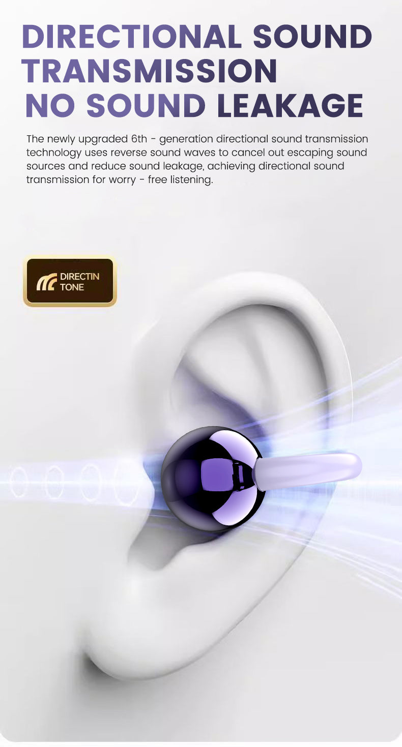 🎧 Écouteurs Bluetooth "FreeClip" Confort Absolu
