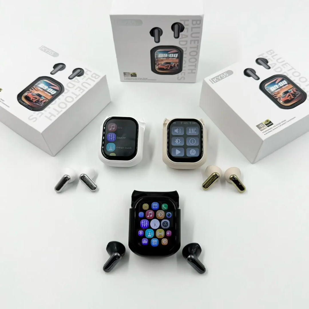 🎧 Écouteurs Bluetooth 2 en 1 Confort et Qualité auditive 🎁Fourreau en cuir offert